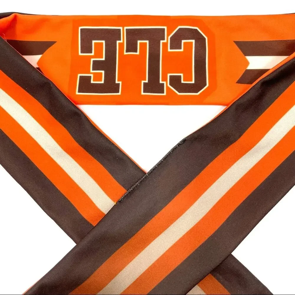 Cleveland Browns Bakerbands Bundle of 2 Reversible Bandanas, Ohio Football NFL